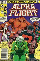 Alpha Flight [Newsstand] #2 (1983) Comic Books Alpha Flight Prices