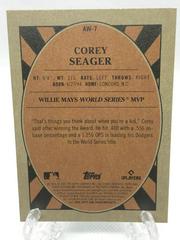 Back Of Card | Corey Seager Baseball Cards 2021 Topps Heritage Award Winners
