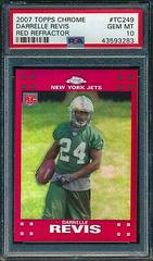 Darrelle Revis [Red Refractor] Football Cards 2007 Topps Chrome Prices