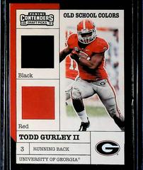 Todd Gurley II #10 Football Cards 2017 Panini Contenders Draft Picks Old School Colors Prices