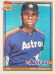 Karl Rhodes #516 Baseball Cards 1991 Topps Prices