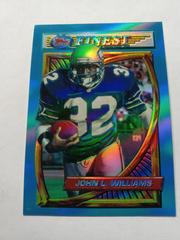 John L. Williams [Refractor] #135 Football Cards 1994 Topps Finest Prices