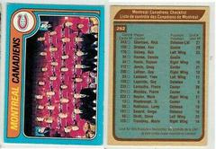 Canadiens Team Hockey Cards 1979 O-Pee-Chee Prices