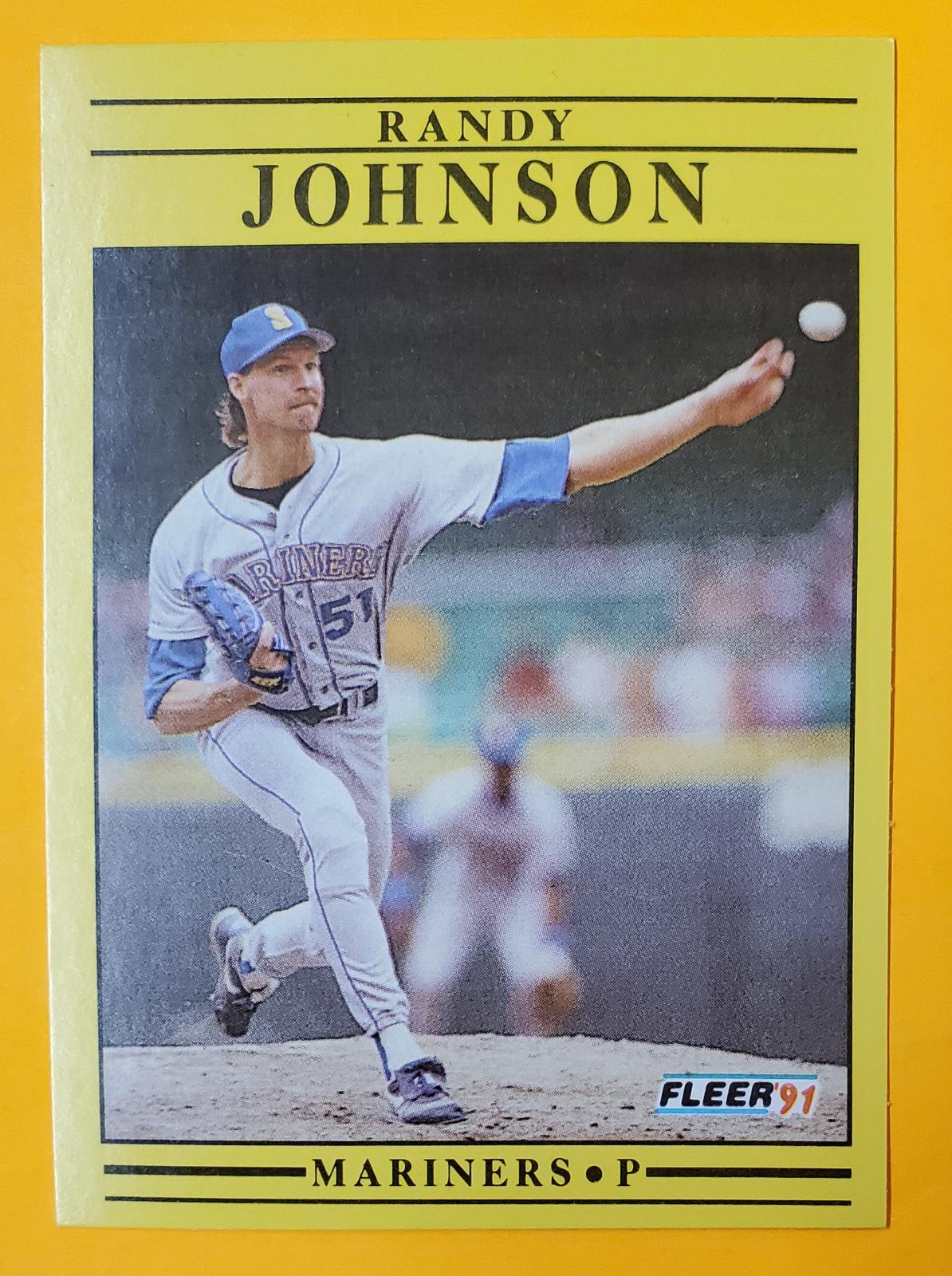 Randy Johnson Ungraded 1991 Fleer