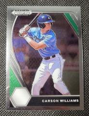 Carson Williams #28 Baseball Cards 2021 Panini Prizm Draft Picks Prices