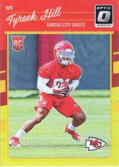 Tyreek Hill [Red and Yellow] Football Cards 2016 Panini Donruss Optic Prices