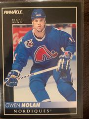 Owen Nolan #6 Hockey Cards 1992 Pinnacle Prices