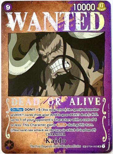 Kaido [Wanted Poster] ST04-003 One Piece Starter Deck 4: Animal Kingdom Pirates