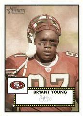 Bryant Young #21 Football Cards 2006 Topps Heritage Prices
