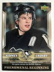 Sidney Crosby #13 Hockey Cards 2005 Upper Deck Phenomenal Beginnings Prices