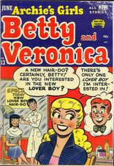 Archie's Girls Betty and Veronica #13 (1954) Comic Books Archie's Girls Betty and Veronica Prices