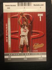 Eddie Griffin #3 Basketball Cards 2003 Fleer Authentix Prices