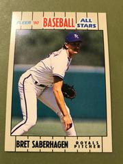 Brett Saberhagen Baseball Cards 1990 Fleer Baseball All-Stars Prices
