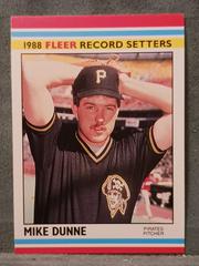 Mike Dunne Baseball Cards 1988 Fleer Record Setters Prices