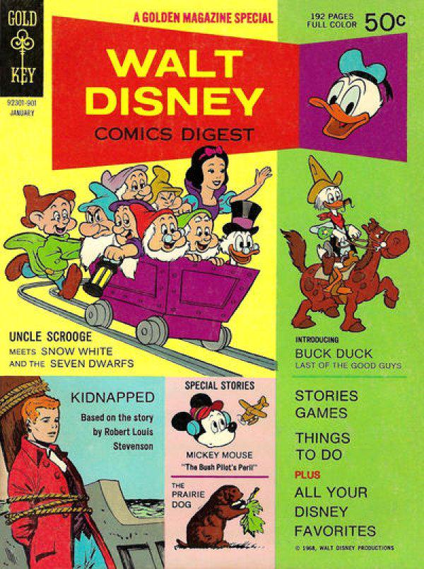 Walt Disney Comics Digest #7 (1968) Comic Books Walt Disney Comics Digest