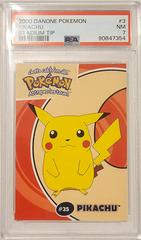 Pikachu #3 Pokemon Danone Stadium Tip Prices