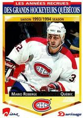 Mario Roberge Hockey Cards 1993 Score Durivage Prices