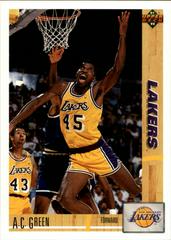 A.C. Green #177 Basketball Cards 1991 Upper Deck Prices