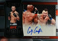 Colby Covington #OA-CCV Ufc Cards 2022 Panini Select UFC Octagon Action Signatures Prices