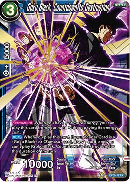 Goku Black, Countdown to Destruction [Foil] EX06-12 Dragon Ball Super Expansion Set: Special Anniversary Box