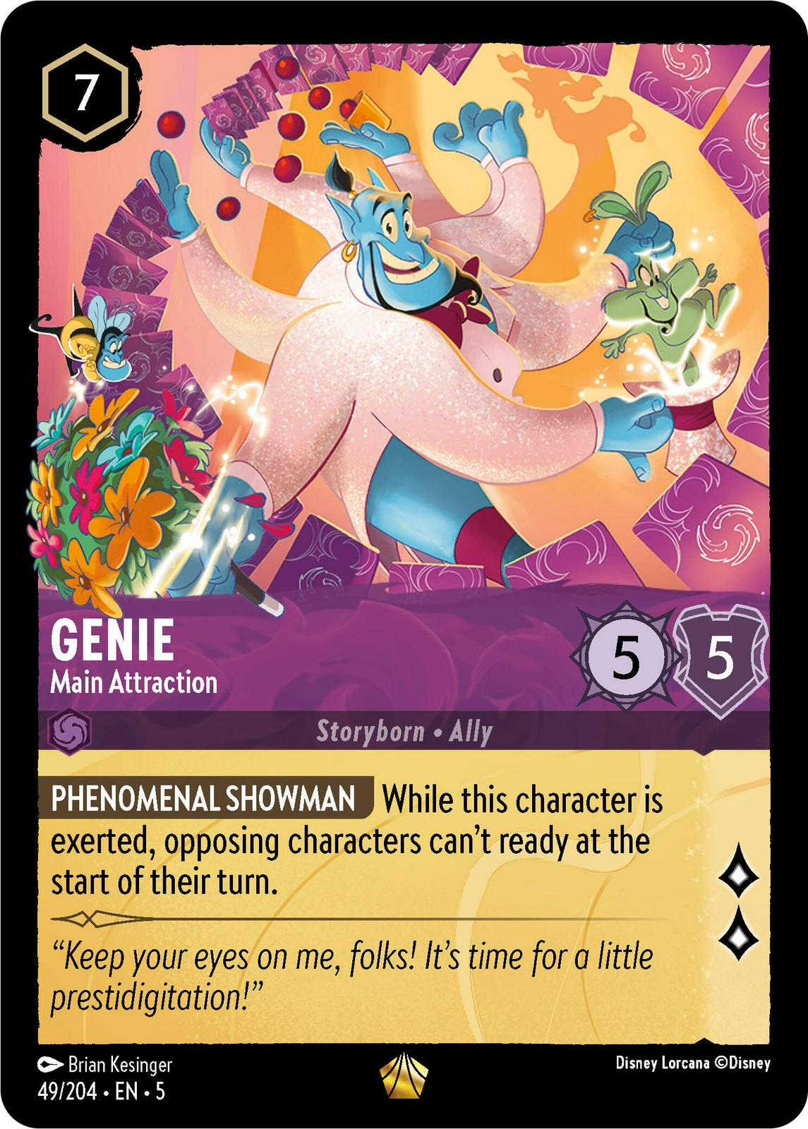 Genie - Main Attraction #49 Lorcana Shimmering Skies