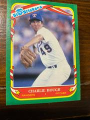 Charlie Hough Baseball Cards 1987 Fleer Star Stickers Prices
