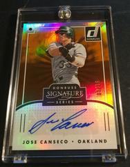 Jose Canseco Baseball Cards 2016 Panini Donruss Signature Series Prices