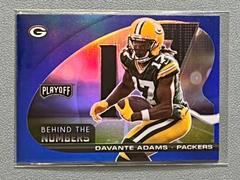 Davante Adams #BTN-DAD (Blue) Football Cards 2021 Panini Playoff Behind the Numbers Prices