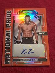 Chan Sung Jung [Red] Ufc Cards 2022 Panini Chronicles UFC National Pride Signatures Prices