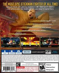 Back Cover | One Finger Death Punch 2 Playstation 4