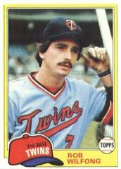 Rob Wilfong #453 Baseball Cards 1981 Topps Prices