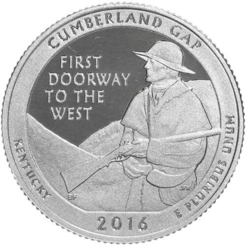 2016 P [CUMBERLAND GAP] America the Beautiful Quarter Prices Ungraded