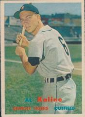 Al Kaline #125 Baseball Cards 1957 Topps Prices