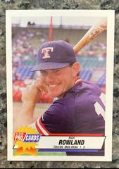 Rich Rowland Baseball Cards 1993 Fleer ProCards Triple A League All Stars Prices