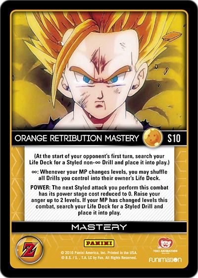 Orange Retribution Mastery [High Tech Foil] S10 Dragon Ball Z Awakening