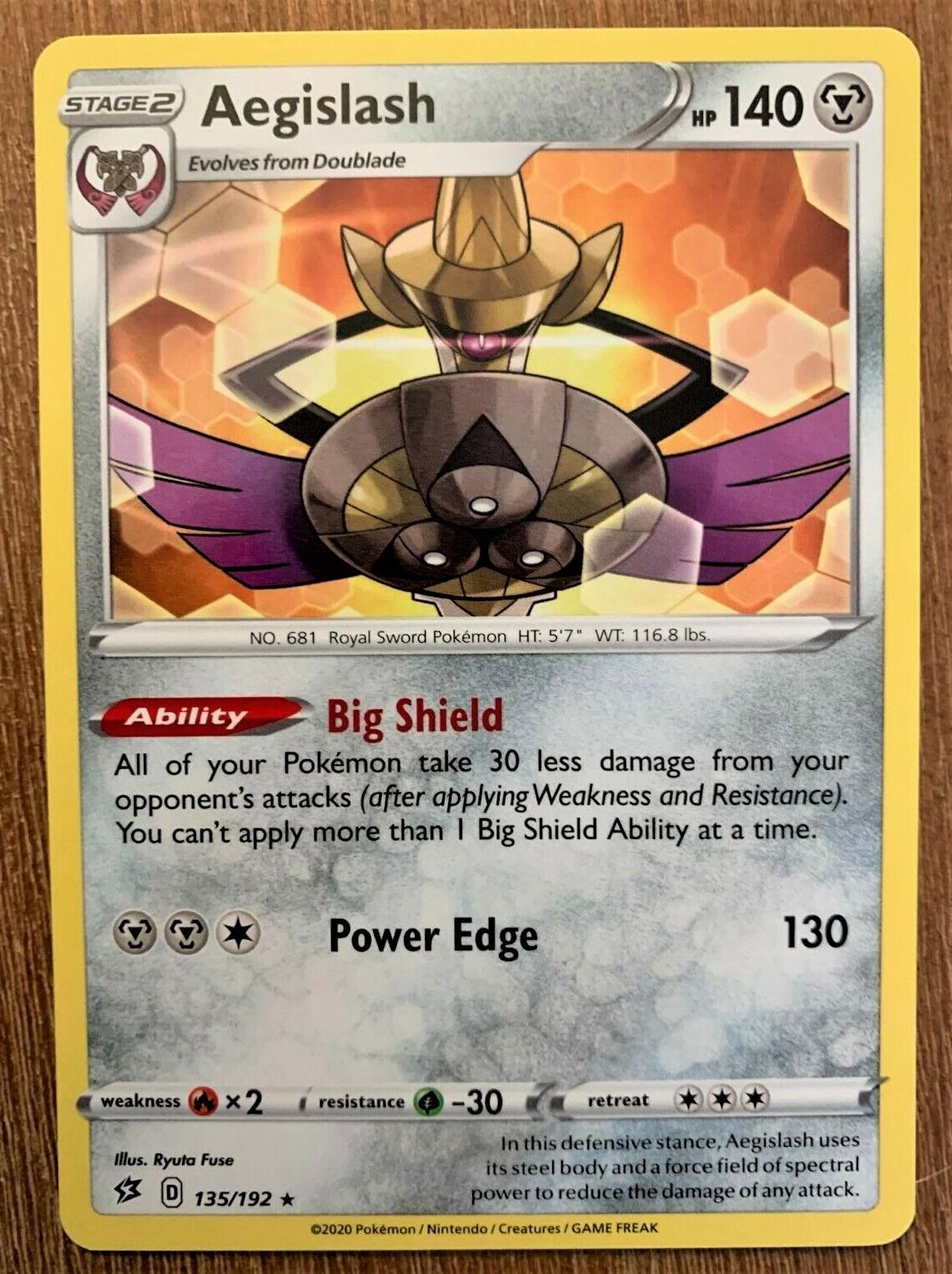 Aegislash 135 Prices Pokemon Rebel Clash Pokemon Cards