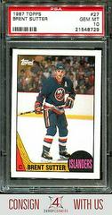 Brent Sutter Hockey Cards 1987 Topps Prices