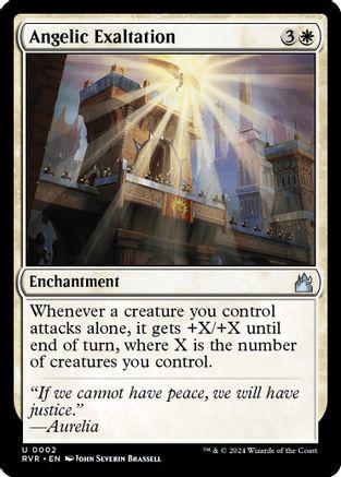 Angelic Exaltation [Foil] #2 Magic Ravnica Remastered