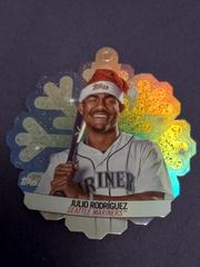 Julio Rodriguez #MLBDC-15 Baseball Cards 2023 Topps Holiday Oversized Die Cut Ornament Prices