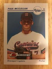 Paul McClellan #311 Baseball Cards 1991 Impel Line Drive Pre Rookie AA Prices
