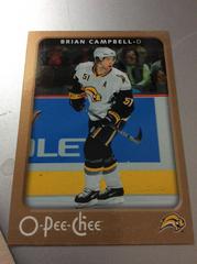 Brian Campbell #63 Hockey Cards 2006 O Pee Chee Prices