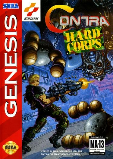 Contra Hard Corps Cover Art