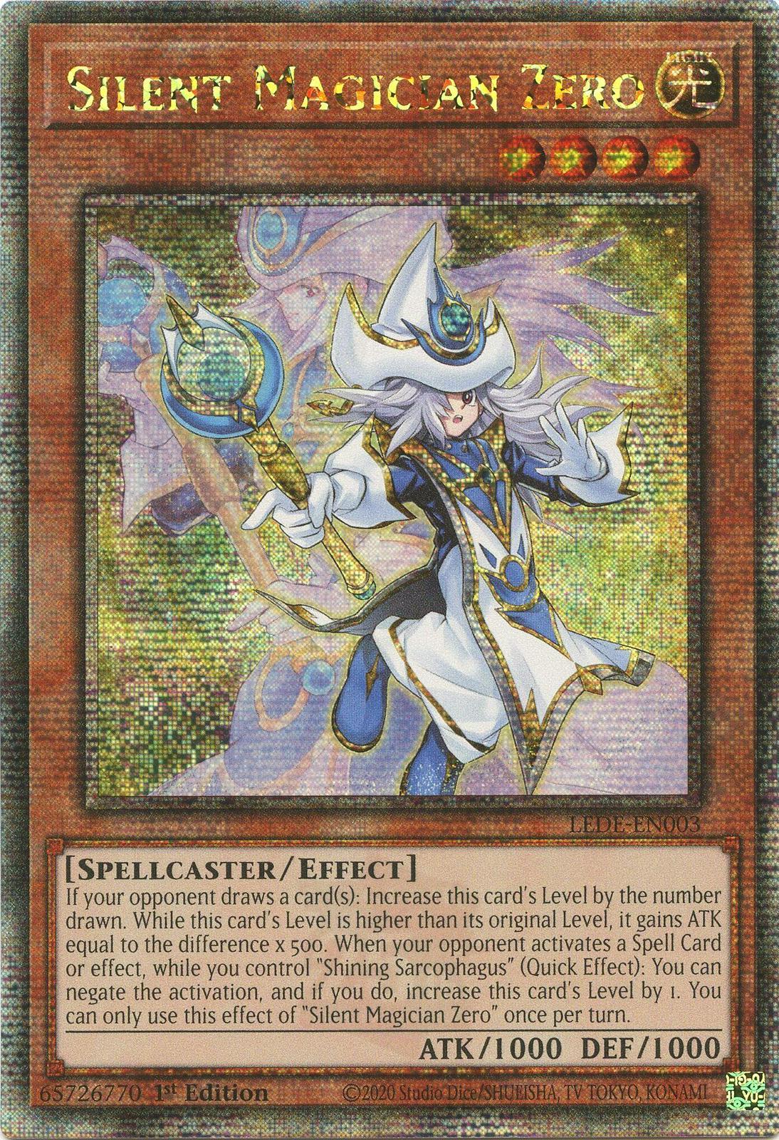 Silent Magician Zero [Quarter Century Secret Rare] LEDE-EN003 YuGiOh Legacy of Destruction