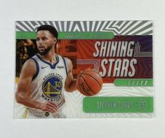 Stephen Curry [Green] #7 Basketball Cards 2019 Panini Illusions Shining Stars Prices