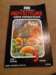 MANUAL  | Adventure [Tele Games] Atari 2600