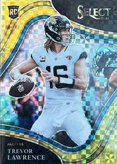 Trevor Lawrence [Gold] #343 Football Cards 2021 Panini Select Prices