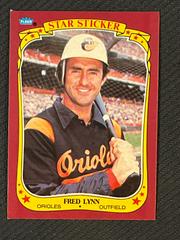 Fred Lynn #70 Baseball Cards 1986 Fleer Star Stickers Prices