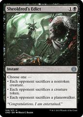 Sheoldred's Edict [Foil] Magic Phyrexia: All Will Be One Prices