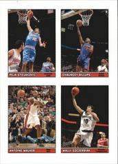 Stojakovic/Billups/Walker/Szczerbiak #20 Basketball Cards 2005 Topps Bazooka 4 on 1 Stickers Prices