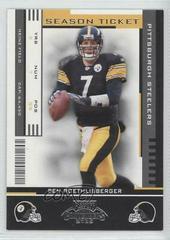 Ben Roethlisberger #76 Football Cards 2005 Playoff Contenders Prices